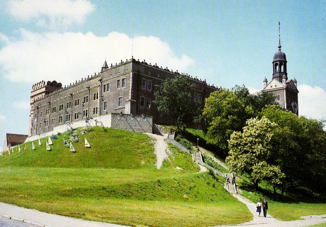 Ptaki Hasiora na skarpie zamku